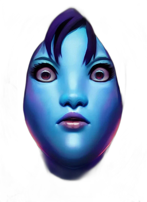 mask, face, creature, robot transparent PNG cut-out