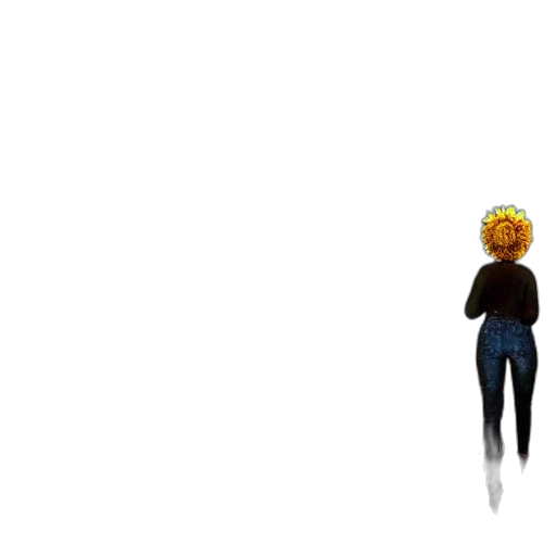 crown, hair, staff, robot, pixel art, 3d render, concept art, cartoon transparent PNG cut-out