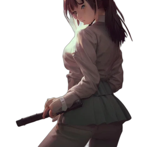weapon, staff, sword, jacket transparent PNG cut-out