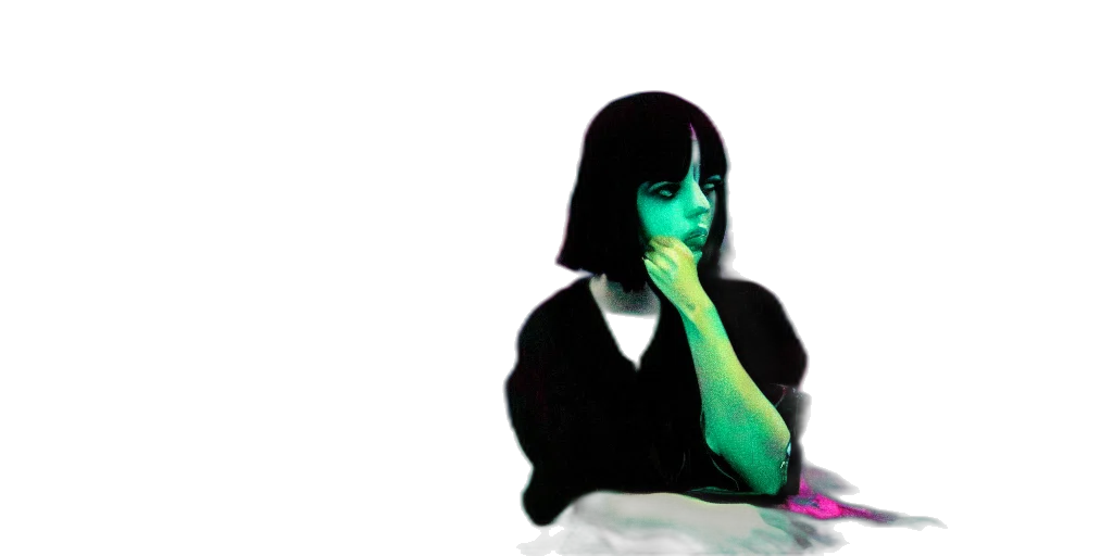 mask, creature, robot, face, vaporwave, concept art, anime, pixel art transparent PNG cut-out