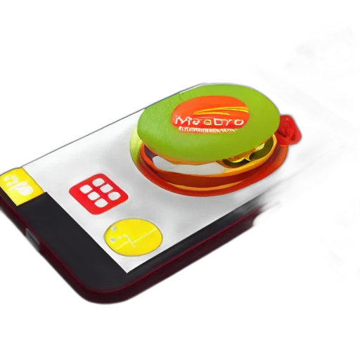 food, 3d render, big, mac transparent PNG cut-out