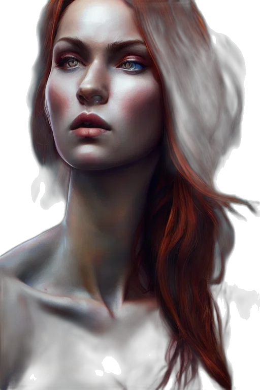 face, crown, photorealistic, fantasy art transparent PNG cut-out