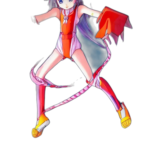 staff, dress, robot, weapon transparent PNG cut-out