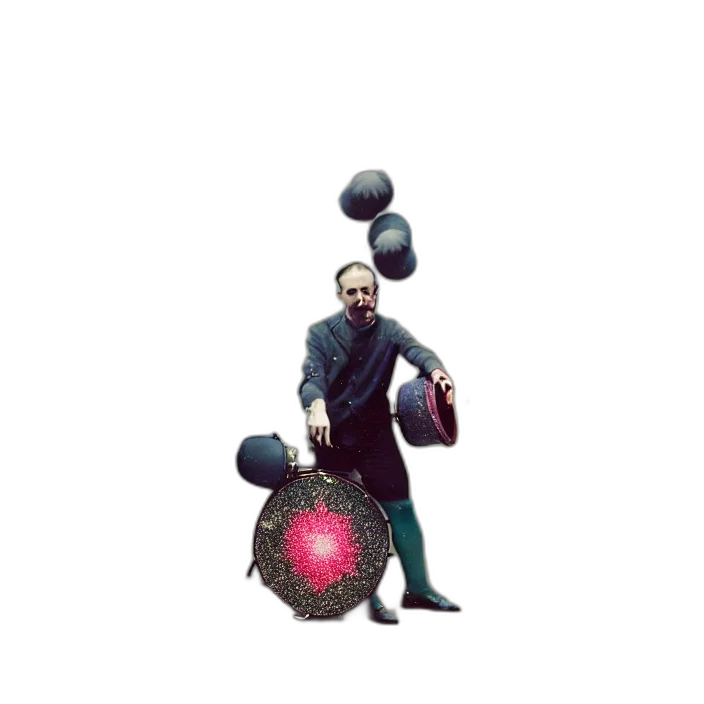 robot, staff, jacket, creature transparent PNG cut-out