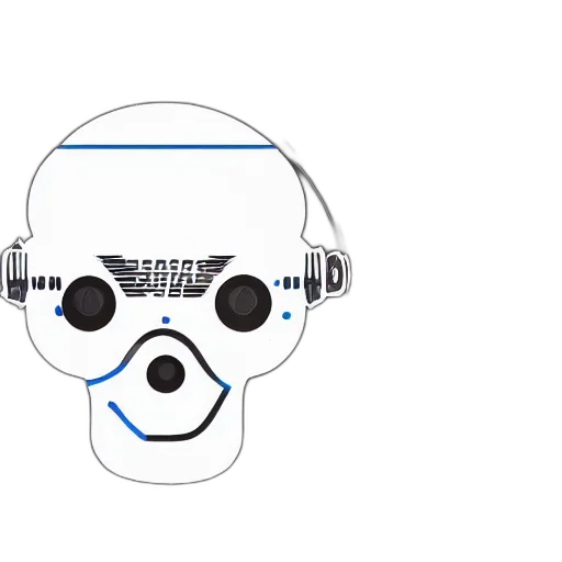mask, robot, face, cartoon transparent PNG cut-out