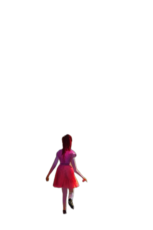 dress, robot, staff, creature, 3d render, concept art, pixel art, vaporwave transparent PNG cut-out