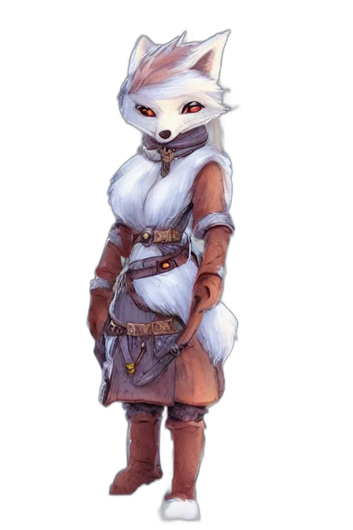 staff, animal, mask, jacket, fantasy art, concept art, pixel art, watercolor transparent PNG cut-out