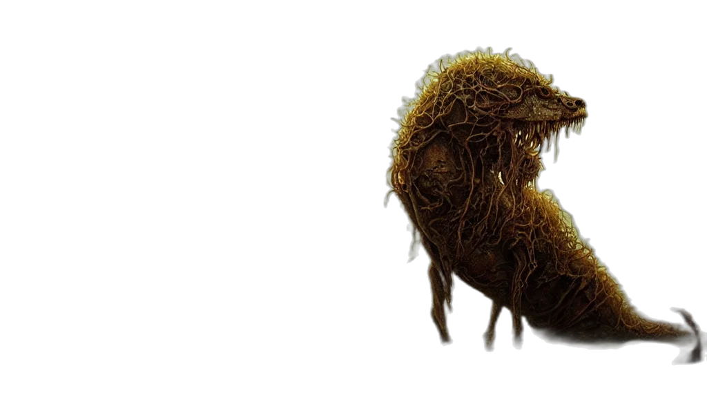 hair, animal, creature, mask, photorealistic, concept art, 3d render, epic transparent PNG cut-out