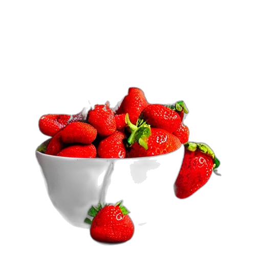 food, crown, hat, 3d render, photorealistic, pixel art, concept art, red transparent PNG cut-out