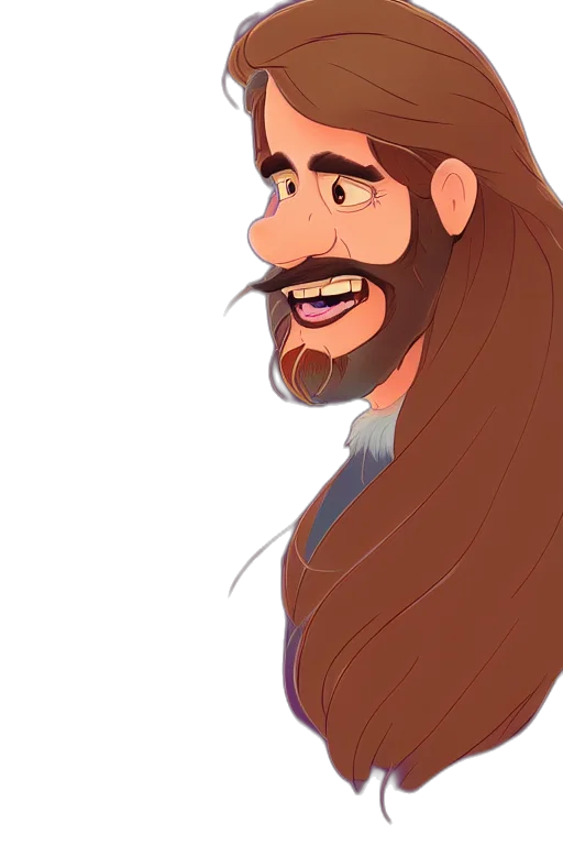 hair, face, cartoon, concept art transparent PNG cut-out