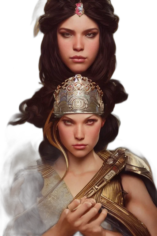 crown, face, fantasy art, concept art transparent PNG cut-out