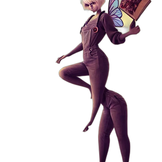 staff, robot, jacket, dress, concept art, comic book art, cartoon, fantasy art transparent PNG cut-out