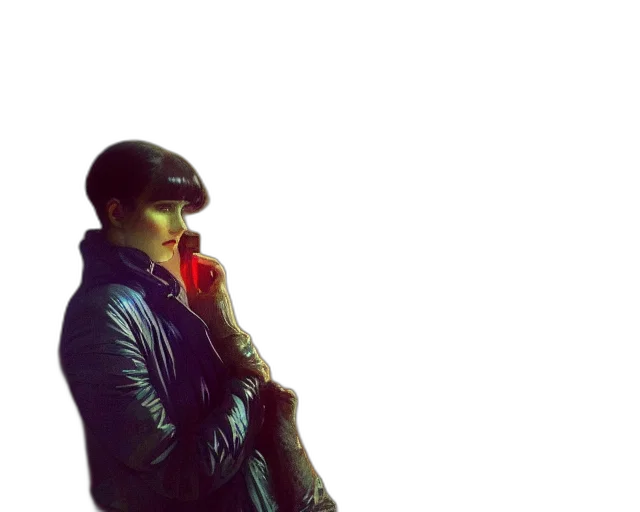 jacket, mask, robot, staff transparent PNG cut-out