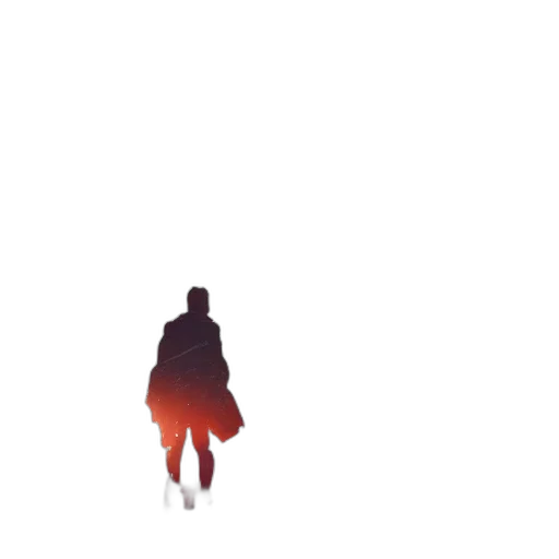 jacket, robot, creature, umbrella, concept art, pixel art, comic book art, watercolor transparent PNG cut-out