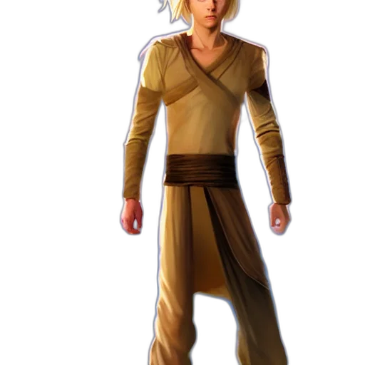 staff, jacket, concept art, 3d render, fantasy art, photorealistic, golden, earth tones transparent PNG cut-out