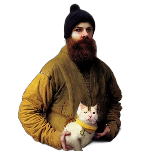 animal, jacket, creature, hat transparent PNG cut-out