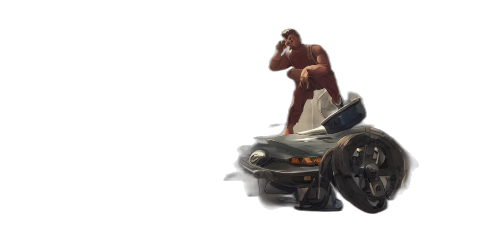 car, robot, creature, weapon transparent PNG cut-out