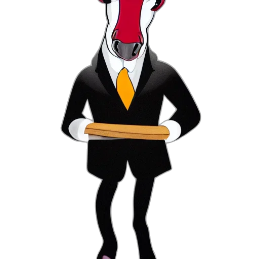 staff, mask, animal, creature, cartoon, concept art, 3d render, antropomorphic transparent PNG cut-out