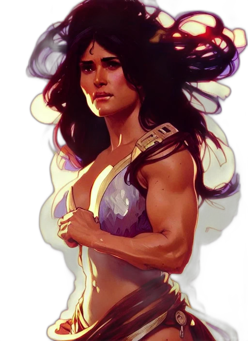 fantasy art, comic book art, concept art, pixel art transparent PNG cut-out