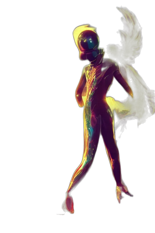 mask, robot, creature, dress transparent PNG cut-out