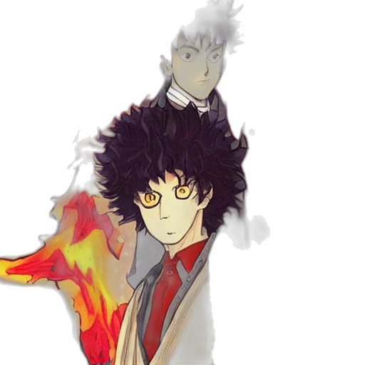 dragon, jacket, staff, weapon transparent PNG cut-out