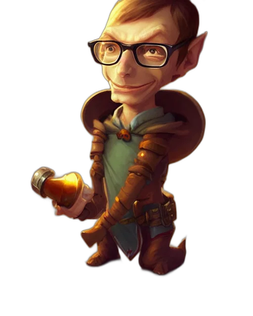 staff, face, fantasy art, concept art, 3d render, cartoon, cute, little transparent PNG cut-out