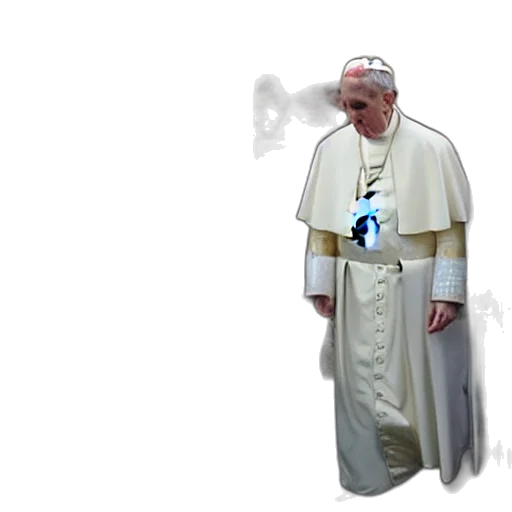 staff, dress, weapon, concept art, 3d render, pope, cloning transparent PNG cut-out