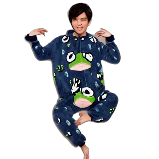 creature, jacket, frog, anime, onesie transparent PNG cut-out