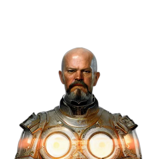robot, face, mask, staff transparent PNG cut-out