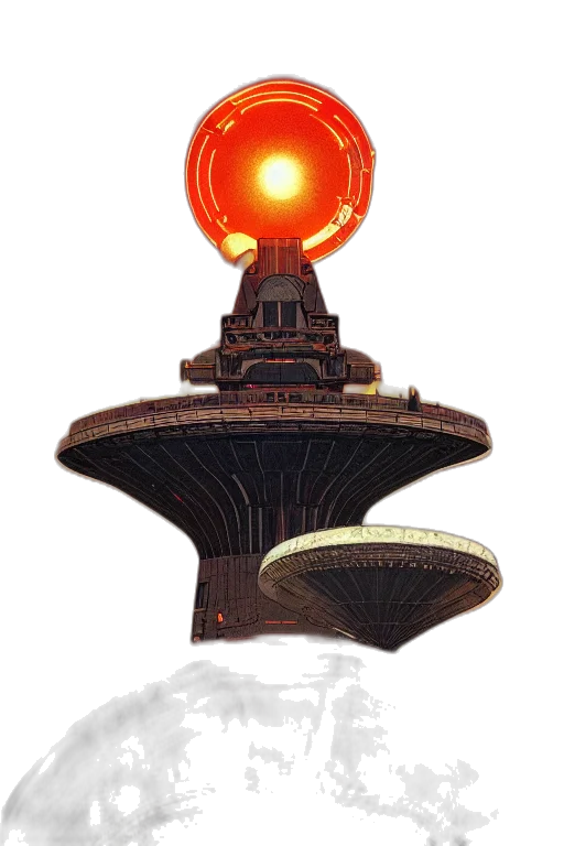 hat, robot, crown, staff transparent PNG cut-out