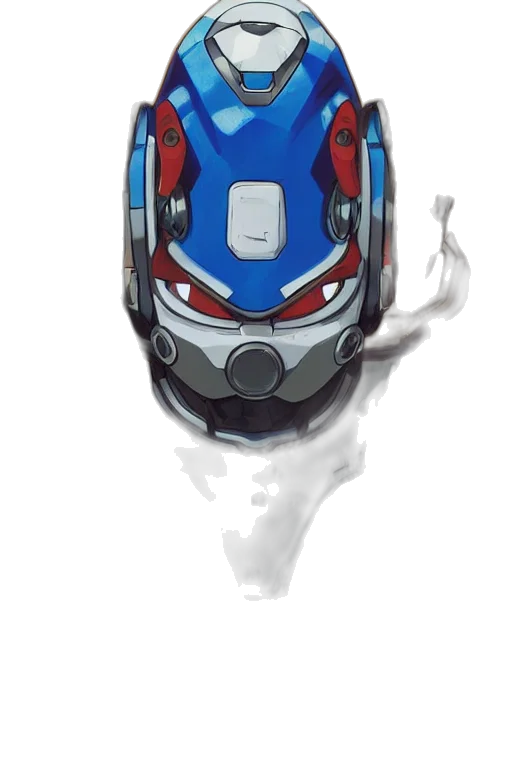 robot, mask, car, weapon, concept art, watercolor, 3d render, anime transparent PNG cut-out