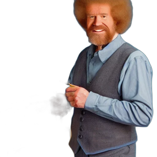 hat, hair, staff, jacket, photorealistic, cartoon, concept art, bob transparent PNG cut-out