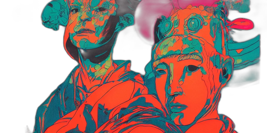 mask, face, crown, concept art transparent PNG cut-out