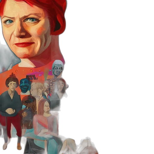 face, concept art, feminism, 24th transparent PNG cut-out