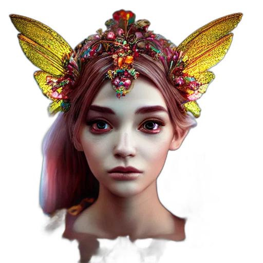 crown, mask, jewelry, face transparent PNG cut-out