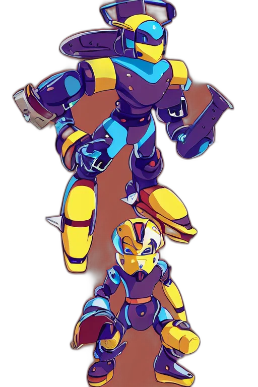 robot, weapon, concept art, pixel art transparent PNG cut-out