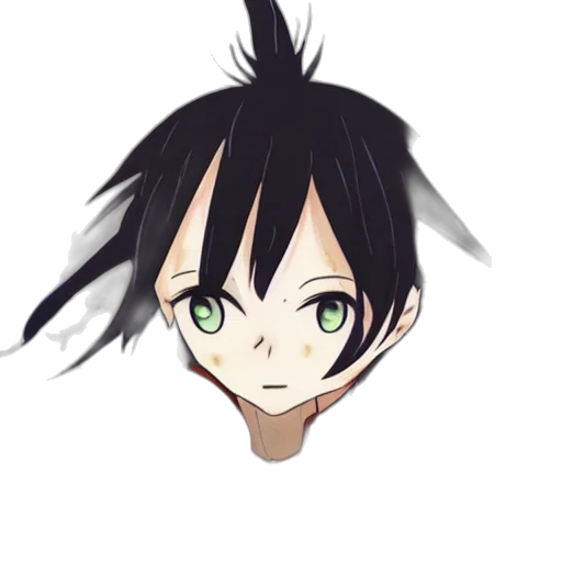 mask, face, hair, dragon, anime, cartoon, concept art, 3d render transparent PNG cut-out