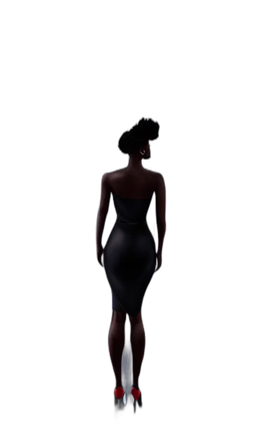 dress, crown, jewelry, staff transparent PNG cut-out