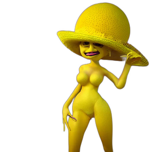 hat, dress, robot, creature transparent PNG cut-out
