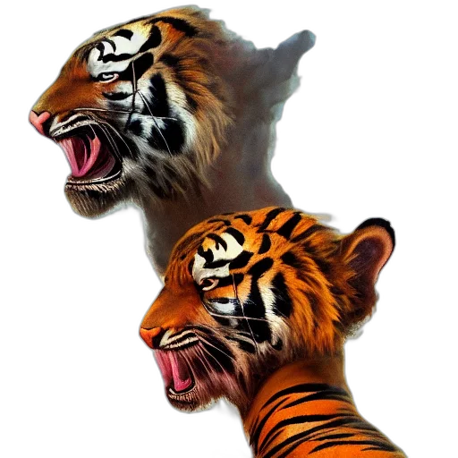 animal, creature, mask, face, photorealistic, 3d render, concept art, fantasy art transparent PNG cut-out
