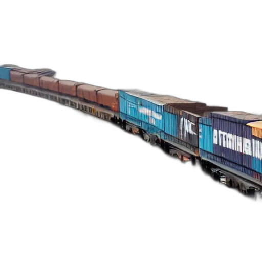3d render, concept art, photorealistic, lifeline, temple, buschemi, freight, train transparent PNG cut-out