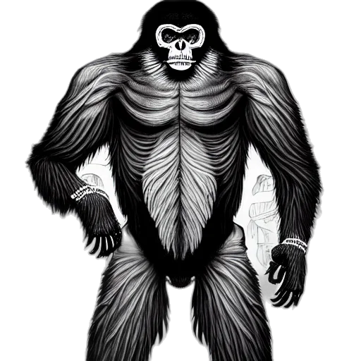 creature, animal, mask, concept art transparent PNG cut-out