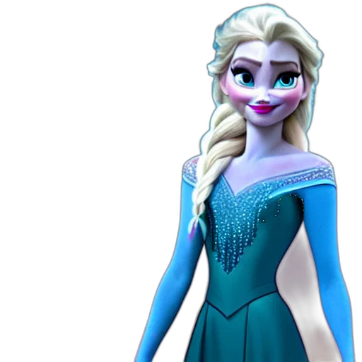 dress, 3d render, concept art, cartoon transparent PNG cut-out