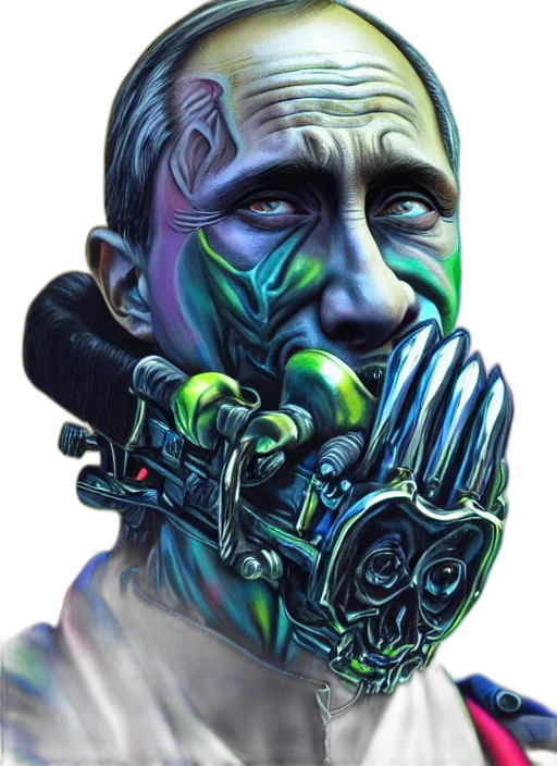 mask, face, robot, weapon transparent PNG cut-out