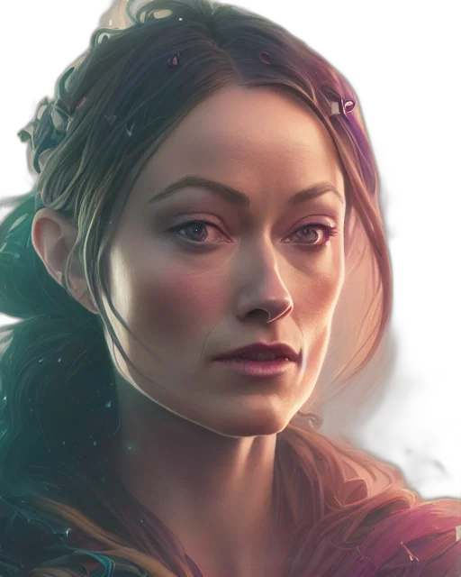 face, crown, fantasy art, concept art, photorealistic, comic book art, red, golden transparent PNG cut-out