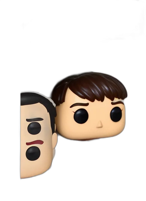 face, mask, 3d render, cartoon transparent PNG cut-out