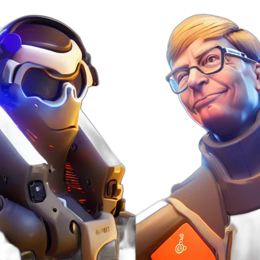 weapon, robot, concept art, cyberpunk, digital, art, bill, gates transparent PNG cut-out