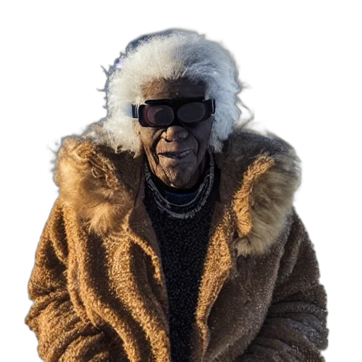 jacket, face, animal, far, shot, year, old, black transparent PNG cut-out
