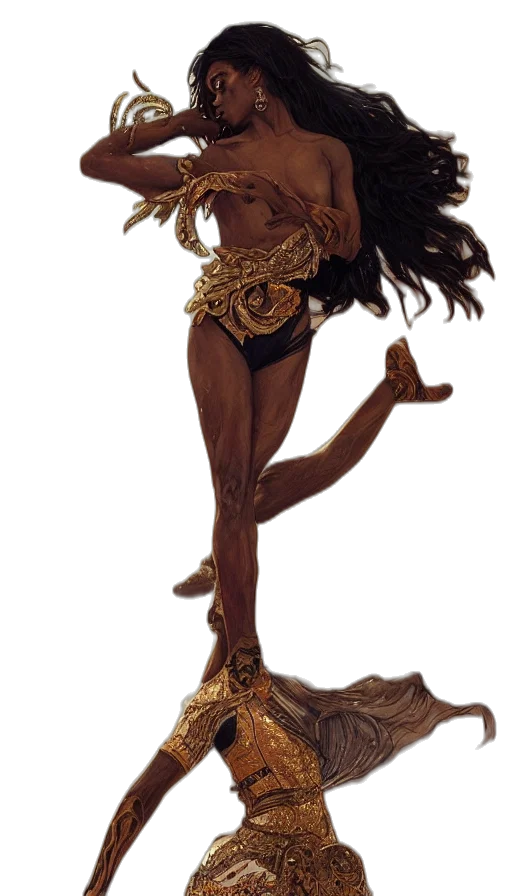 fantasy art, concept art, photorealistic, comic book art transparent PNG cut-out