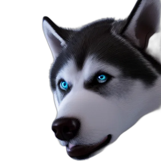 animal, creature, face, mask, 3d render, photorealistic, concept art, fantasy art transparent PNG cut-out